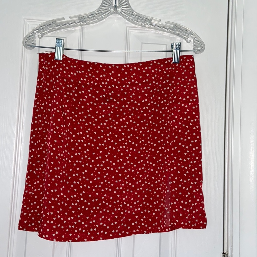 Red Shein Mini Skirt